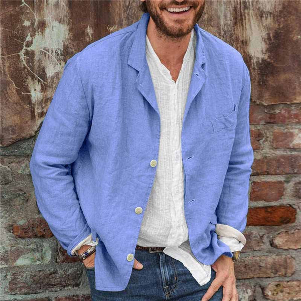 JORDI - Cotton and Linen Jacket