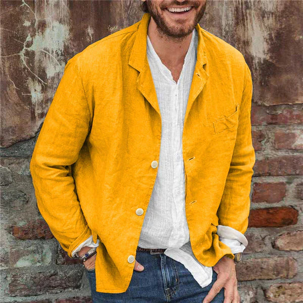 JORDI - Cotton and Linen Jacket