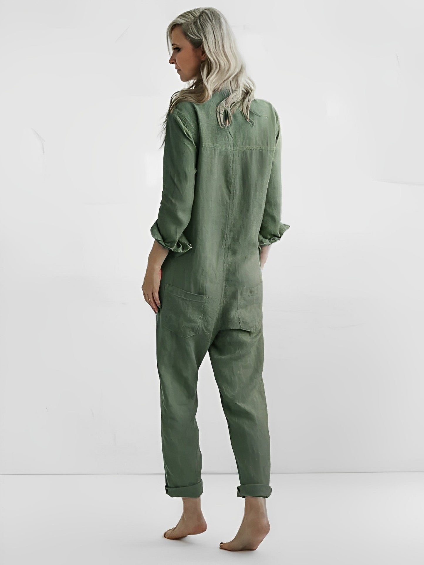KAJSA - Stylish Green Jumpsuit