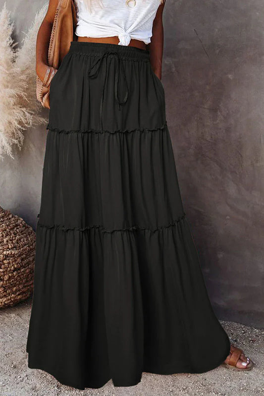 NATALIE - Bohemian Skirts with Elastic Waist